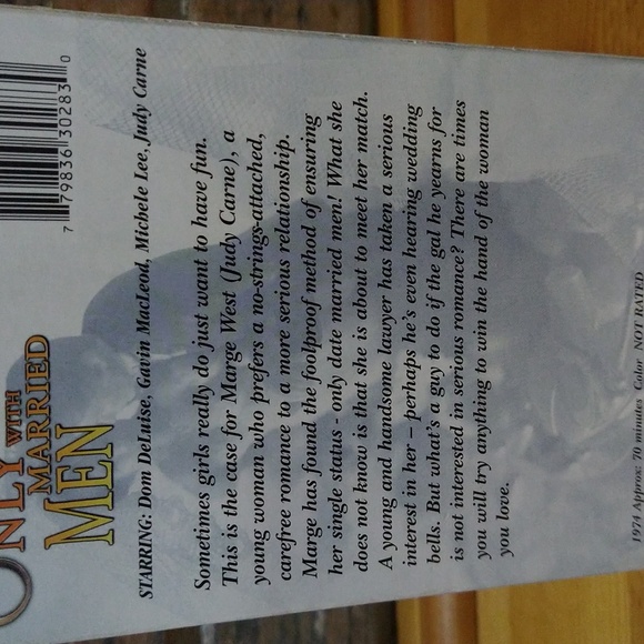 Only with married men VHS video tape - Picture 4 of 7